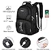Travel Backpacks for Men, Extra Large TSA Friendly Business Anti Theft Durable Laptop Backpack Fits 17 inch Laptops with USB Charging Port, Water Resistant College School Computer Bookbag 50L, Black