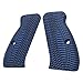 G10 Grips for CZ 75 Compact, OPS Texture, Blue/Black, Cool Hand Brand