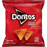 Doritos Nacho Cheese Flavored Tortilla Chips, 1 oz (Pack of 40)