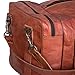 Leather Duffel Bag 32 inch Large Travel Bag Gym Sports Overnight Weekender Bag by Komal s Passion Leather (30 inch)