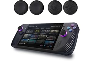 4pcs Thumb Grip Caps for ROG Ally X Gaming Console, Silicone Thumbsticks Grip Joystick Keycap Cover Controller Stick Button P