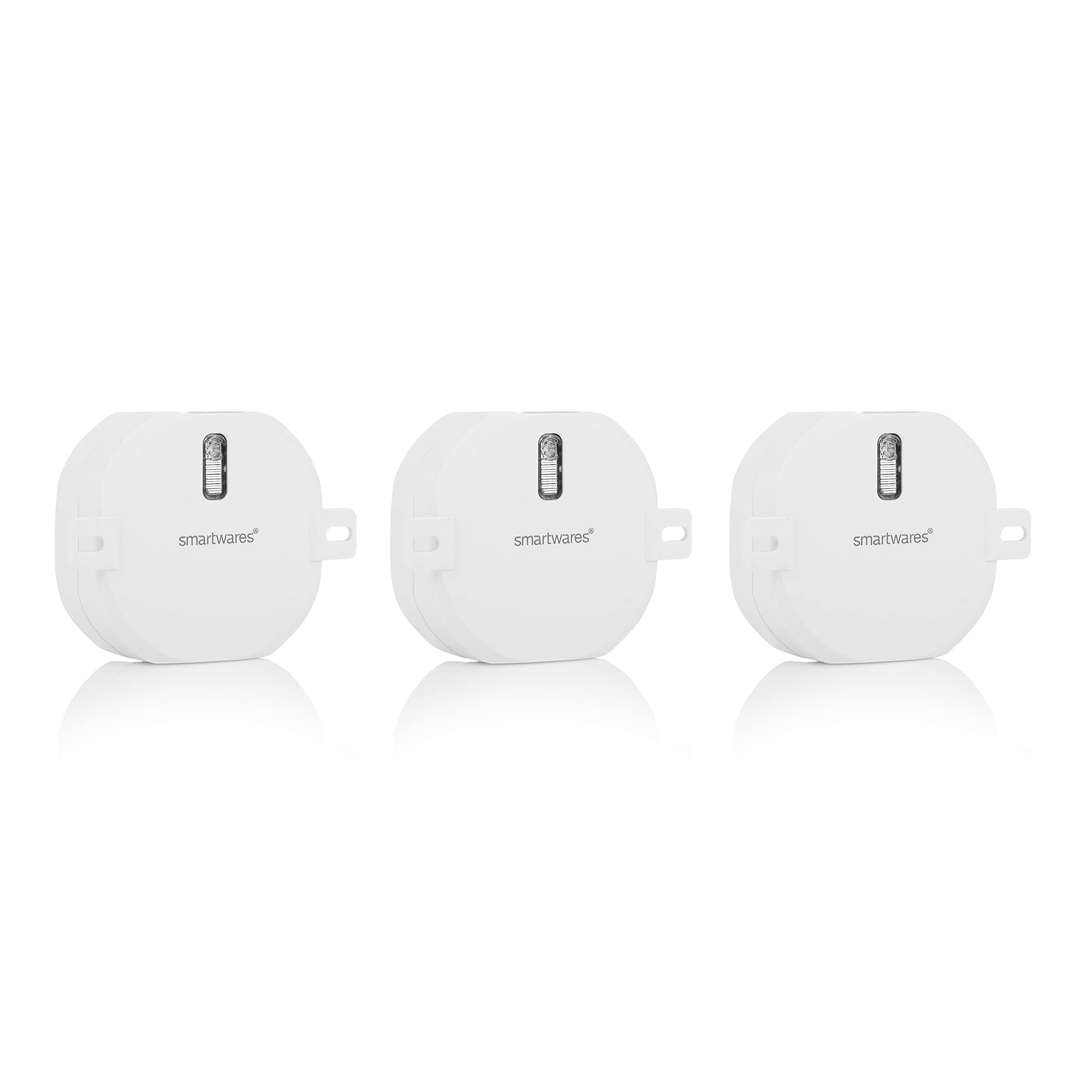 Smartwares 3 Piece Wireless Shutter Switch Set - Plug & Connect - Max 300W - SH4-99559 - White
