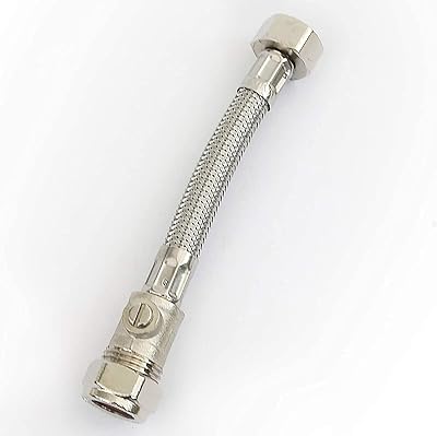 AK Flexi Tap Connector 15mm Compression x 1/2" Female ISO Valve Hose