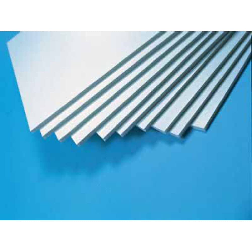 WHITE PLASTIC SHEET / PLASTICARD 0.75mm (30 Thou) 3 SHEETS
