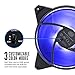 Cooler Master MFY-P4DC-153PC-R1 MasterFan Pro 140 Air Pressure RGB- 140mm Static Pressure RGB Case Fan, 3 in 1 with RGB LED Controller, Computer Cases CPU Coolers and Radiators