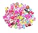 Honbay 100 Gram (Approx 70-75pcs) Assorted Cartoon Animal Flower Resin Flatback Charms Hair Clip Hairpin DIY Craft Jewelry Decoration Pieces