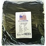 8” Cable Ties. Premium Nylon Wire Management Zip-ties. Several colors available in 1,000 piece pack or Bulk Wholesale Case Quantity. 50 LB Tensile. USA Strong Cable Ties (8" 1000 Pack, Black)