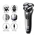Electric Shaver Razor for Men 4 in 1 LED Rotary Shaver Beard Trimmer Nose Trimmer Facial Cleansing Brush 4 in 1 Cordless Waterproof USB Fast Charging