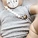 Ryan and Rose Maxi Pacifier Clip White Charley