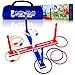 Epitomie Fitness Loop & Hoop Ring Toss Game (Premium) - Ring Toss Games Set with 4 Quoits Rope Rings, 4 Plastic Rings & Carry Bag (Indoor & Outdoor Family Fun)