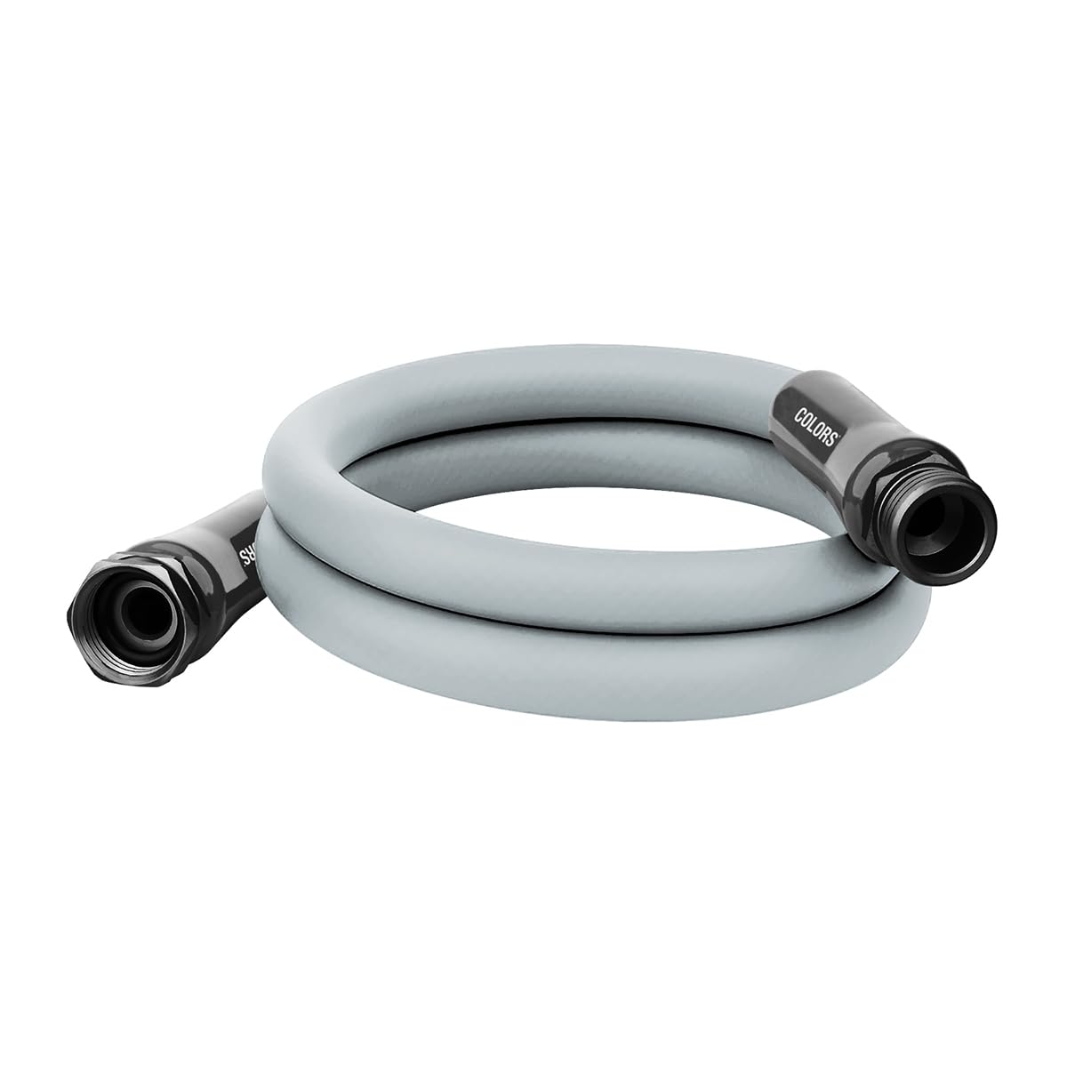 Photo 1 of Flexzilla Colors Lead-In Garden Hose 5/8in. x 5ft., Lightweight All-Weather Water Hose, Durable and Flexible, Leak-Free Connections, Slate Gray