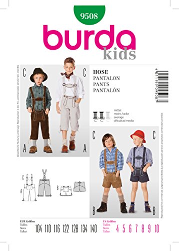 Burda Kids Pants/Shorts Sewing Pattern 9508