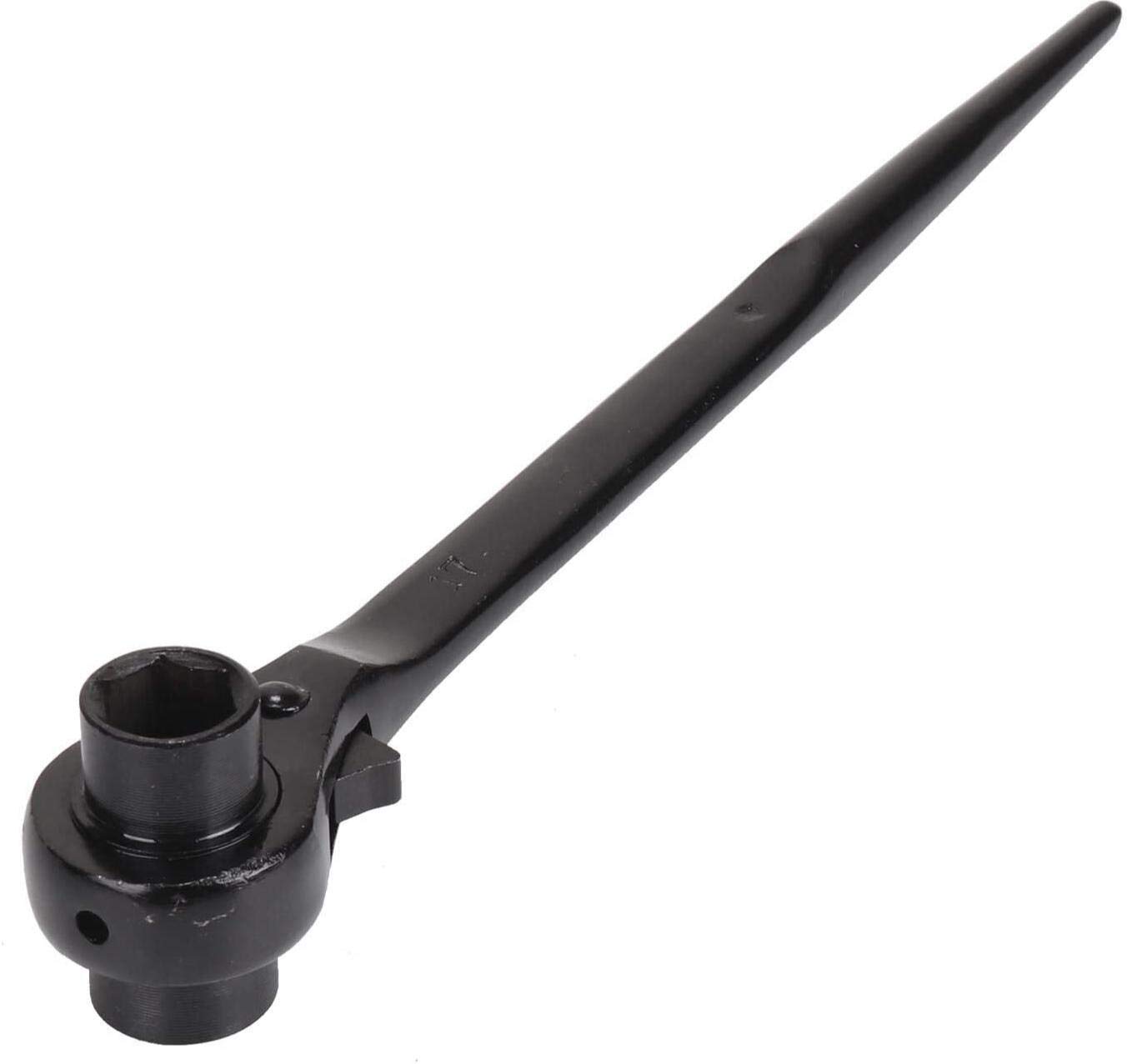 F Season 17-19mm Podger Spanner Ratchet Podger Spanner 2 Way Steel Erecting Scaffold Tool Wrench Double Socket Tool