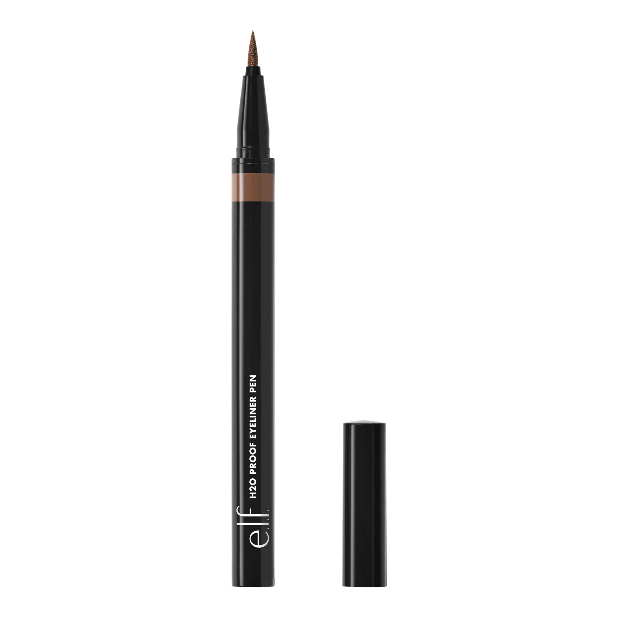 Photo 1 of e.l.f. H2O Proof Eyeliner Pen, Felt Tip, Waterproof, Long-Lasting, High-Pigmented Liner For Bold Looks, Vegan & Cruelty-Free, Deep Brown