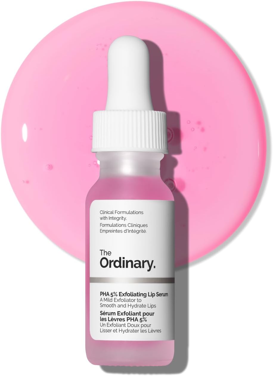 The Ordinary PHA 5% Exfoliating Lip Serum 15ml Hydrating Overnight Lip