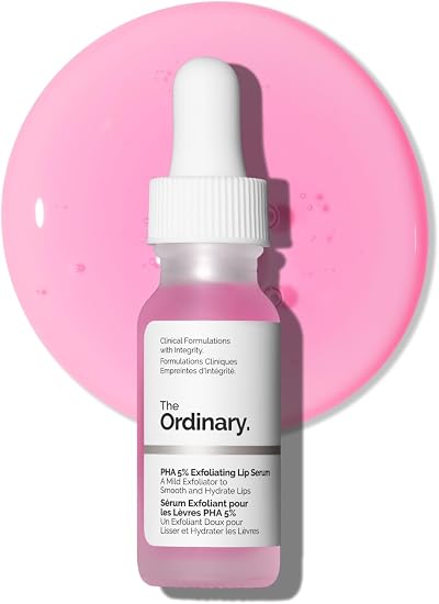 The Ordinary PHA 5% Exfoliating Lip Serum 15ml Hydrating Overnight Lip