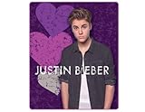 Justin Bieber Blanket the Bieber Heart Break Fleece Throw 50