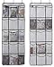 MISSLO Over The Door Hanging Pantry Closet Accessories Organizer 15 Mesh Pockets, 2 Pack