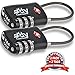 Luggage Locks TSA Approved Travel Lock - 2 Pack - Free Suitcase Tags