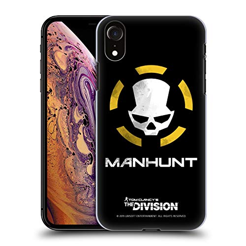 Official Tom Clancy's The Division Manhunt Logo Dark Zone Hard Back Case Compatible for iPhone XR