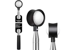 Goashpeaot Premium Press-Lock Golf Ball Retriever – 9Ft / 12Ft / 14.5Ft / 16.3Ft with Reinforced Stainless Steel Shaft & Non-Slip Rubber Grip, Golf Ball Retriever Telescopic for Water