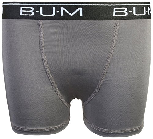 B.U.M. Equipment Boys\' Performance Active Compression Underwear Boxer Briefs (6 Pack), Black/Charcoal/Camo, Small/6-7' - Thumbnail 3