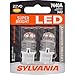 SYLVANIA 7440ALED.BP2 ZEVO Amber LED Bulb, (Contains 2 Bulbs)