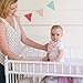 Baby Changing Pad Covers for Girls - 2 Pack - Ultra Soft Jersey Knit Cotton (Pink, White, Chevron and dots) Baby Changing Pad Cover by Ziggy Baby