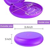 ARGOMAX 2 Pack Retainer Mouth Guard Travel Case Purple Case view 2