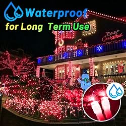 KNONEW Outdoor Christmas Lights 300 LED 99ft String