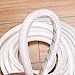 Sumnacon Frameless Adhesive Pile Weather Strip (1 Pcs White)