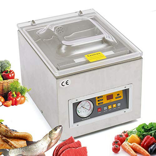 Vakuumierer Vakuumiergerät Vakuummaschine Einschweißgerät Edelstahl Industriell Profi Tisch DZ-260 120W – Bild 3