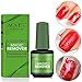Magic Nail Polish Remover, (2Pcs) Easily & Quickly Removes Soak-Off Gel Polish, Don't Hurt Nails, Professional Non-Irritating Nail Polish Remover-15ml