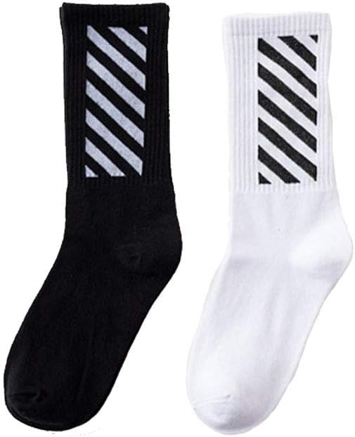 TTDMen's Crazy Funky Dress Socks Hiphop Skateboard Athletic Sports High Crew Socks