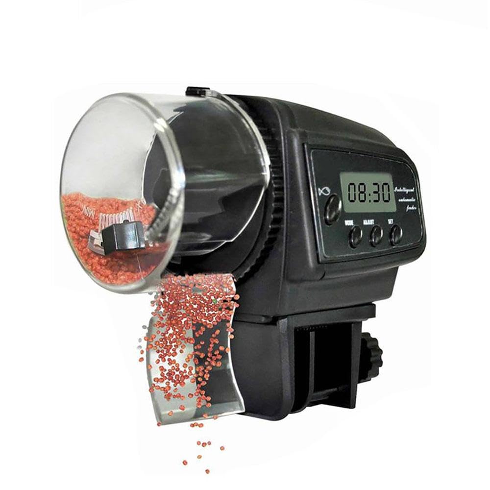 Digital Auto Fish Feeder LCD Display Aquarium Fish Feeding