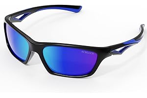 ACBLUCE Kids Sunglasses TPEE Unbreakable Polarized Sports Glasses with Adjustable Strap For Boys Girls Age 3-7