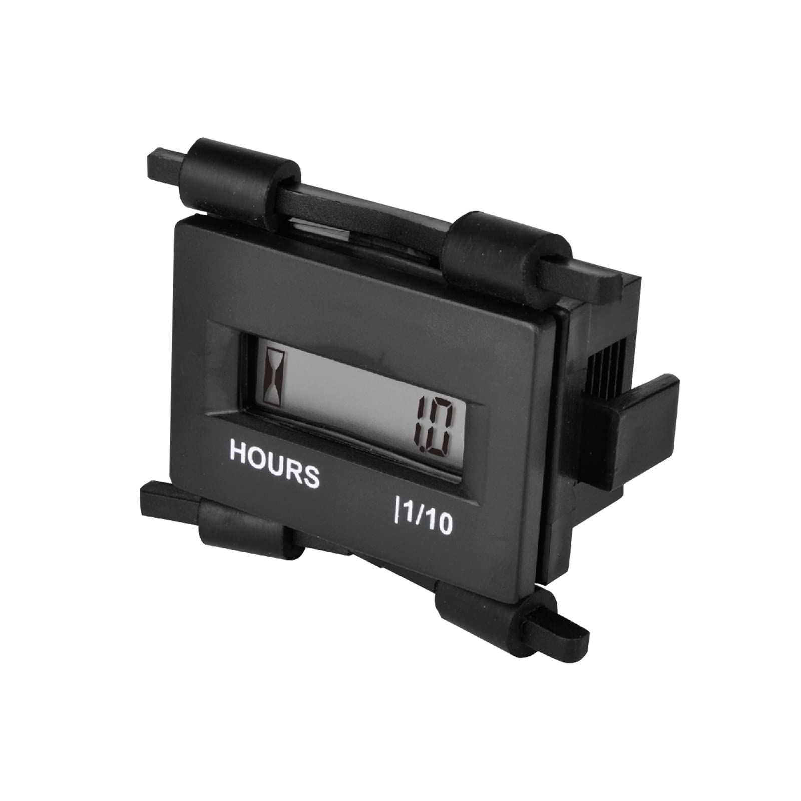 HonorMeet Digital Solid State Hour Meter, Applicable to 12V 24V 36V 48V 60V,TOT Hours Logging,Data Storage for Garden Tractor Generator Go-kart Motorbike RV Motorhome Snowmobile.(REC/ACDC)