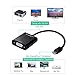 X-Lent Mini DisplayPort to VGA Active Adapter Thunderbolt to VGA Male to Female Converter