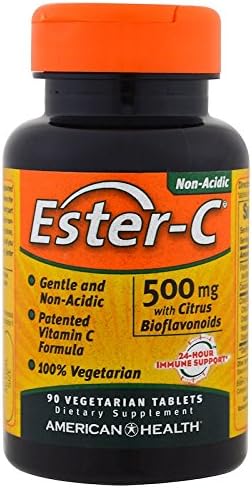New - American Health Ester-C with Citrus Bioflavonoids - 500 mg - 90 Vegetarian Tablets