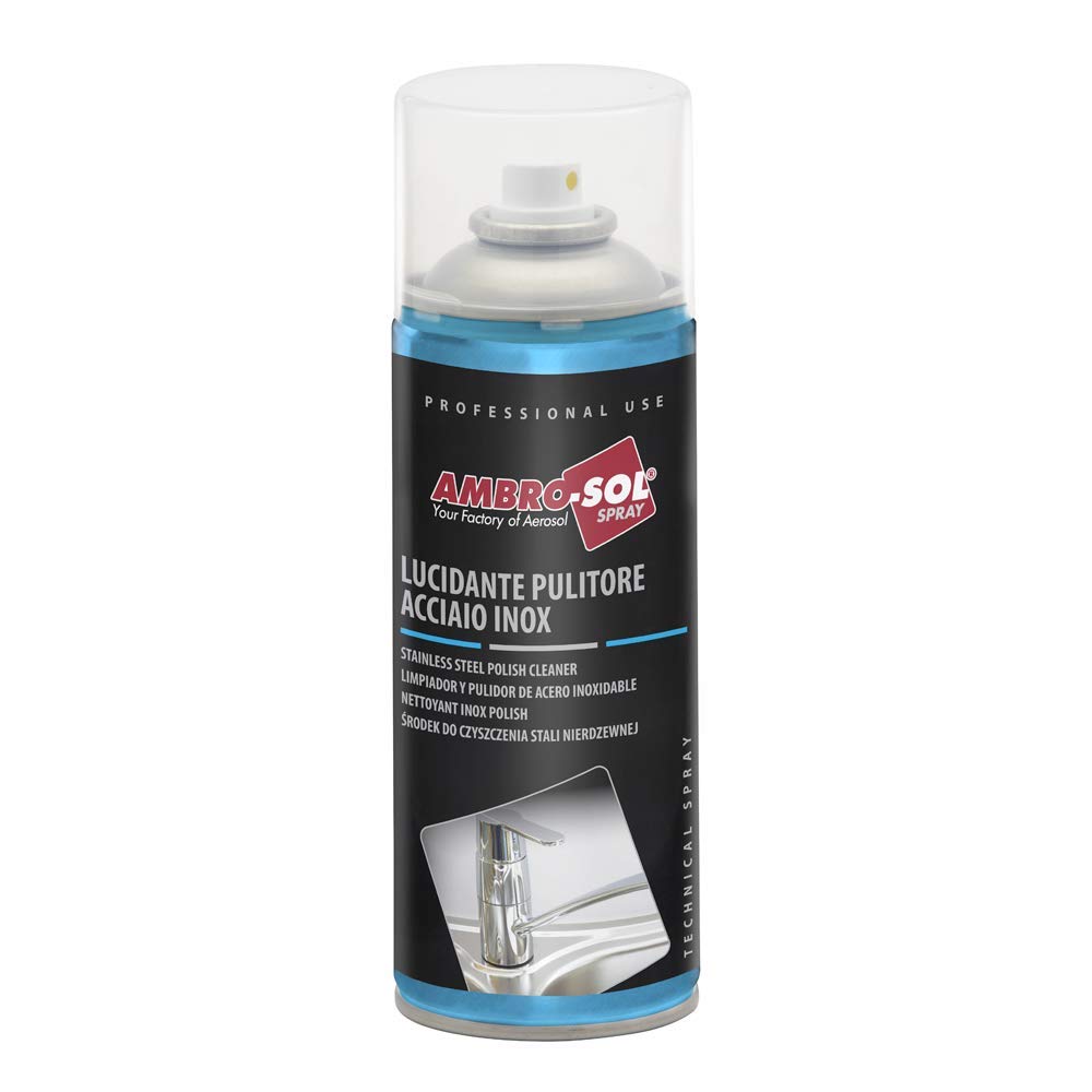 Ambro-Sol P324 Stainless Steel Polish Cleaner, Straw Yellow