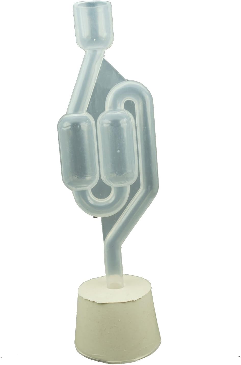 Twin Bubble Airlock Vent SBubble home brew Fermenter air lock & Bung Stopper Gum Rubber for