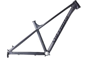 BSFHQS 27.5er 29er XC/AM Hardtail Mountain Bikes Frame,Max 2.35" Tire Aluminum Alloy Rigid Frame Disc Brake Racing Frame,Thru Axle 12x148mm Boost(Gray,S-29)