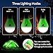FLY2SKY Tent Lamp Portable LED Tent Light 4 Packs Hurricane Emergency Lights Camping Light Bulbs Camping Tent Lantern Bulb Camping Equipment for Camping Hiking Backpacking Fishing, Battery Powered