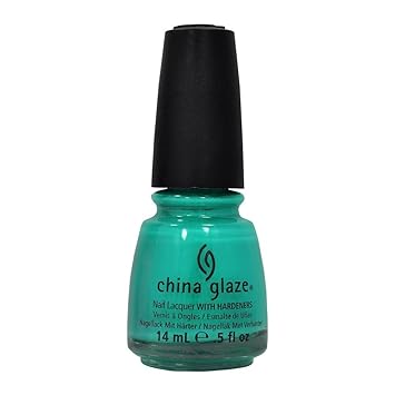 Amazon Com China Glaze Nail Polish Wow Factor Turned Up Turquoise