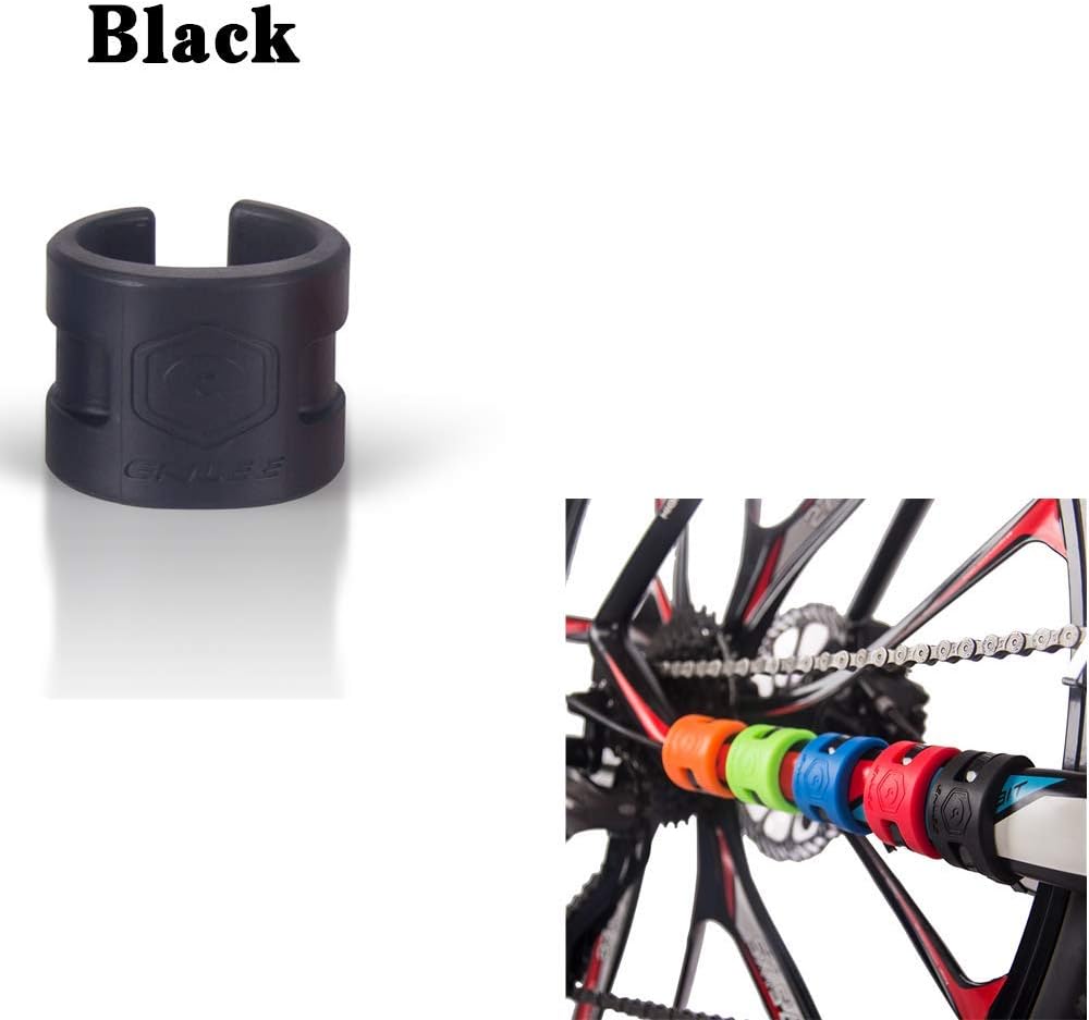 ENLEE Bike Chainstay Protector,Cycling Chainstay Protector,Bike Chain Protector,MTB Bicycle Frame Chain Stay Guards Protector,Chain Stay Protector,Bike Chainstay Protector for Mountain Road Bike,4pcs