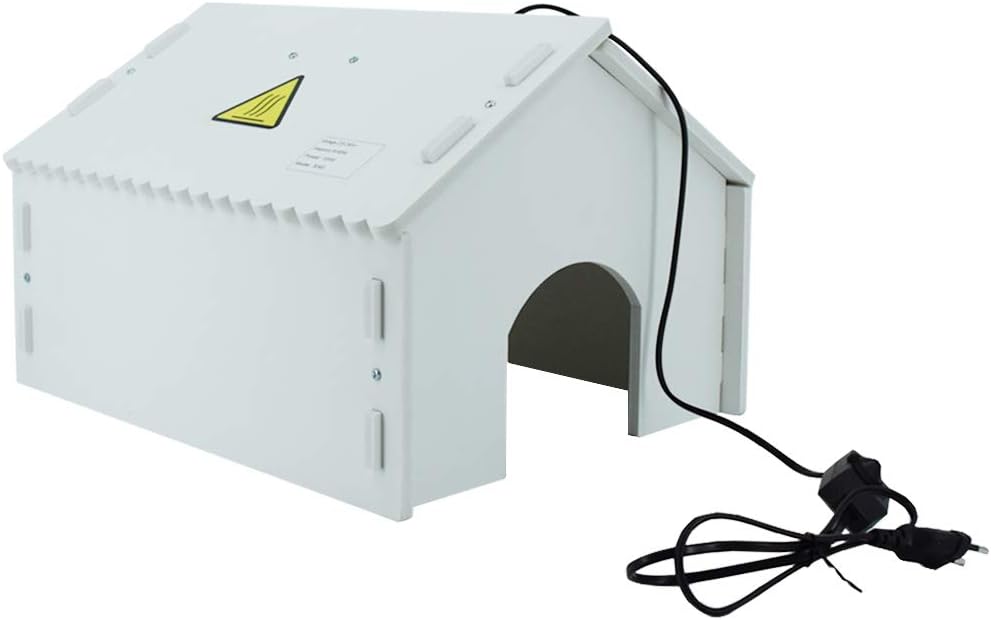 DULONG Chick Brooder Heating Plate Kit with Temperature Control Chick Warmer Heating Lamp House - 35W (15.7" x 13.4" x 10.8")