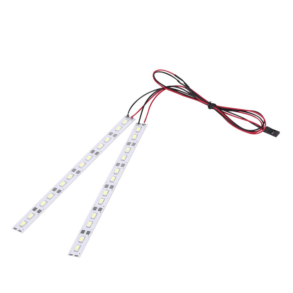 Dilwe RC LED Strip, 24 LEDs Chassis Light LED Strip 6V for 1/10 1/8 RC Car Crawler Buggy