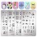 Ejiubas Gel Nail Polish Kit Nail Nail Art Stamping Kits for Nails Design