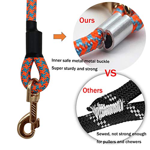 image for Shorven Nylon Strong Dog Rope Lead Leash Training Dog Lead with Soft H