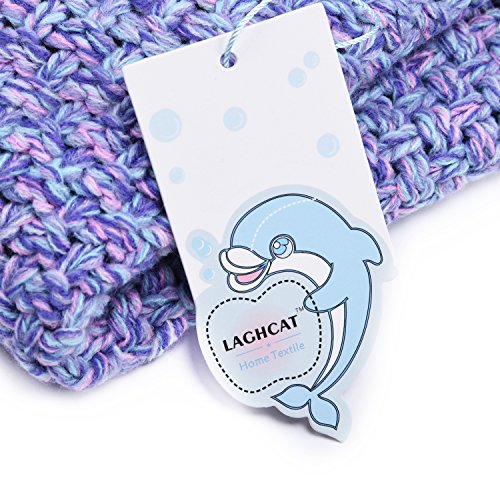 LAGHCAT Mermaid Tail Blanket Crochet Mermaid Blanket for Kids, Soft All Seasons Sleeping Bag